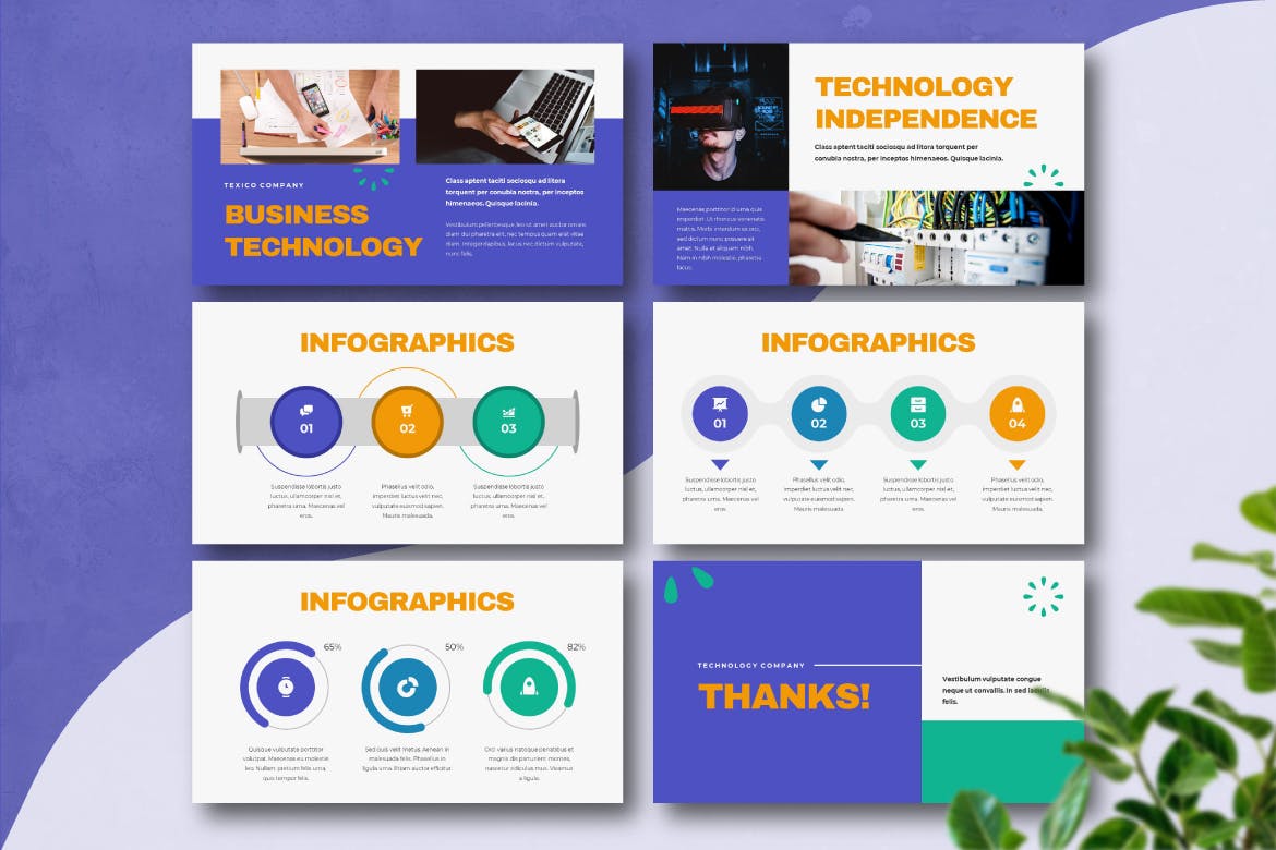 科技公司校园宣讲会素材库精选Keynote模板模板 TEXICO – Technology Company Keynote Template插图(5)