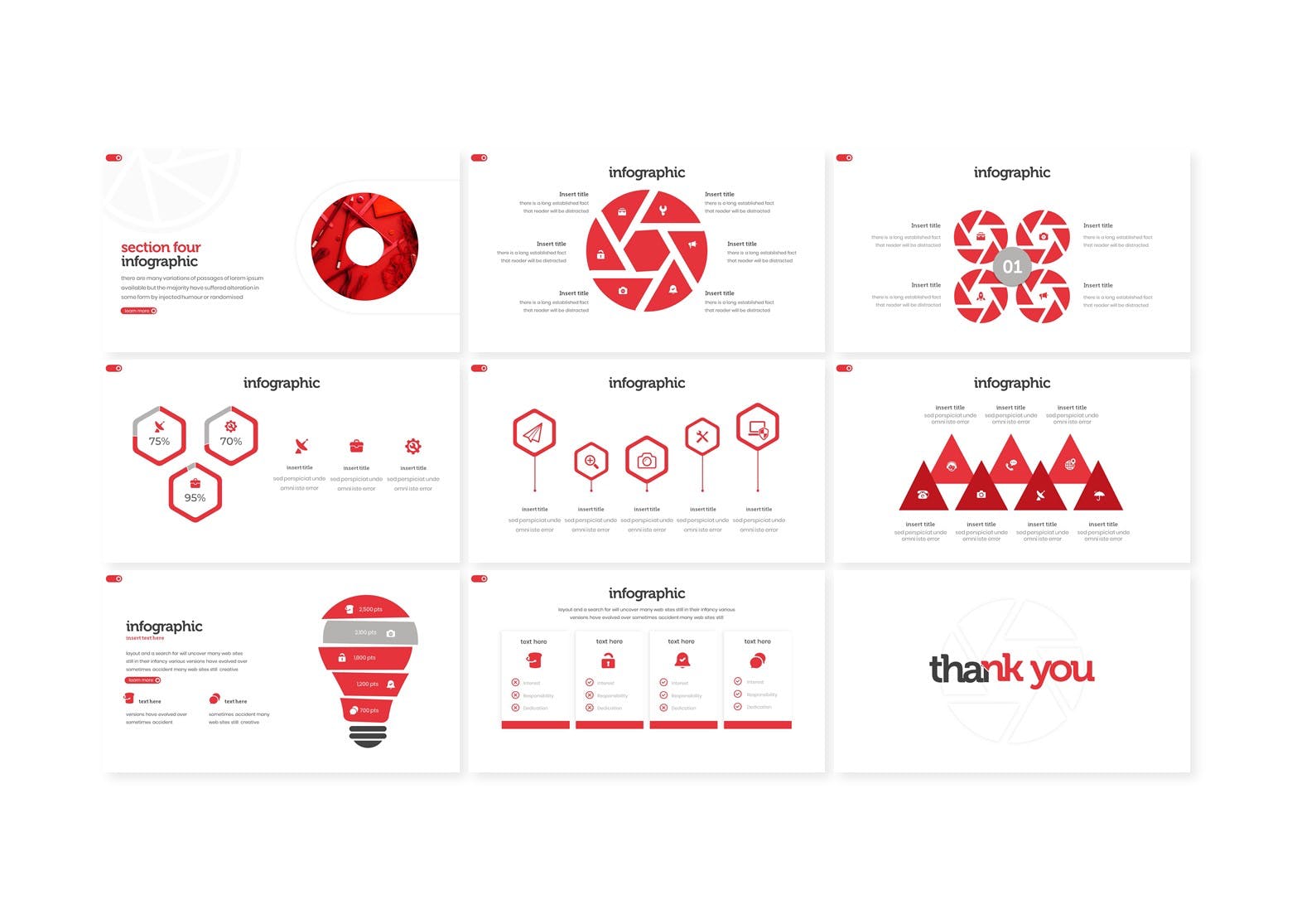 创意摄影主题PPT幻灯片模板下载 visionable – Powerpoint Template插图(4)