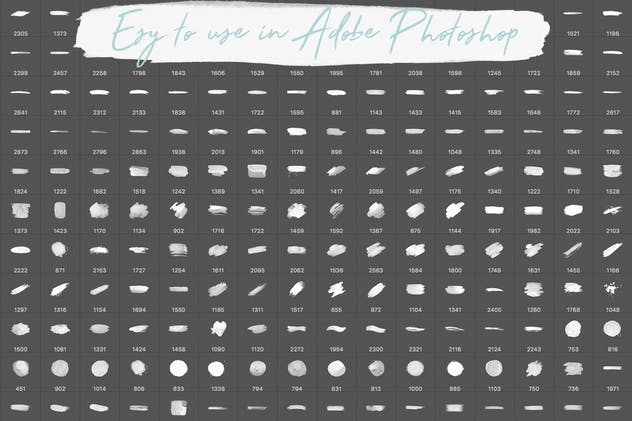 203种风格水彩PS画笔笔刷合集 Watercolor Brushes Collection插图(2)