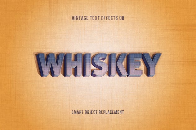 复刻电影加州梦风格文本图层样式 Retrica: Vintage Text Effects Pack插图(8)