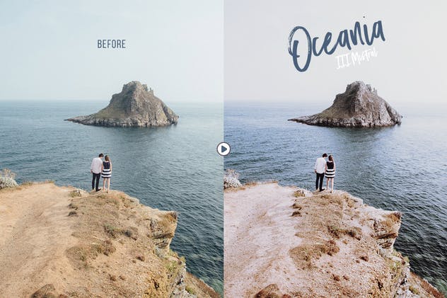 沙滩海岛摄影照片调色PS动作 Oceania Photoshop Actions插图(3)
