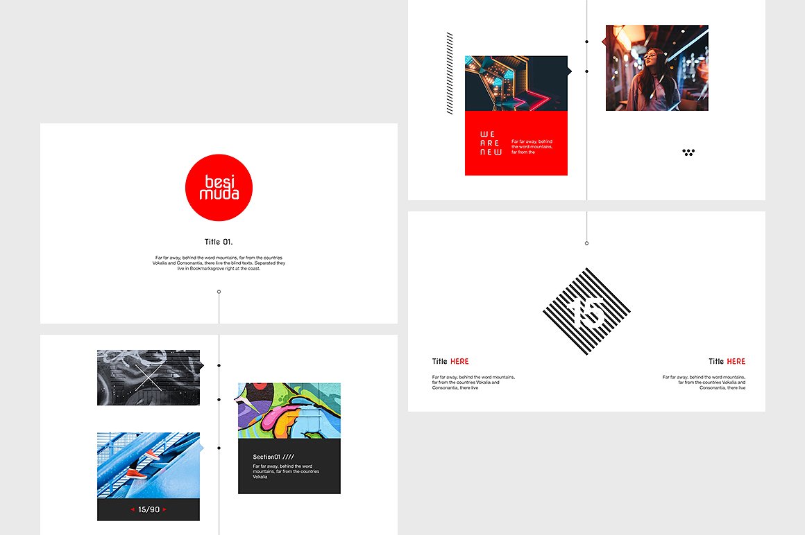 素材库下午茶:独特的高端设计感极强的keynote模板下载插图(6)