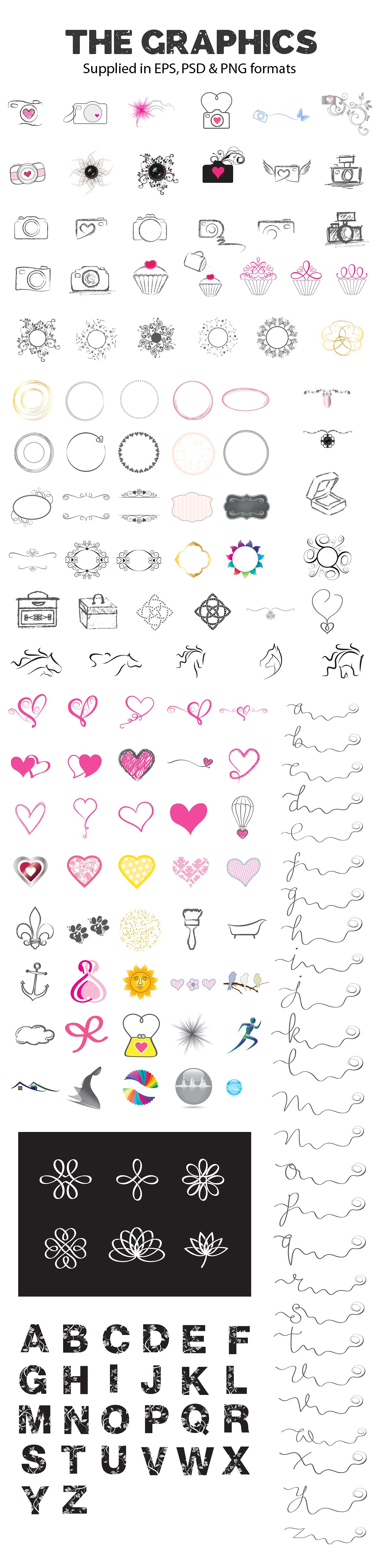 海报设计字体素材包 Font Bundle – Shop Bundle（极力推荐）插图(30)