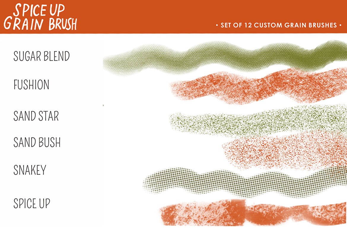 iPad必备的手绘插画Procreate干笔刷插图(4)