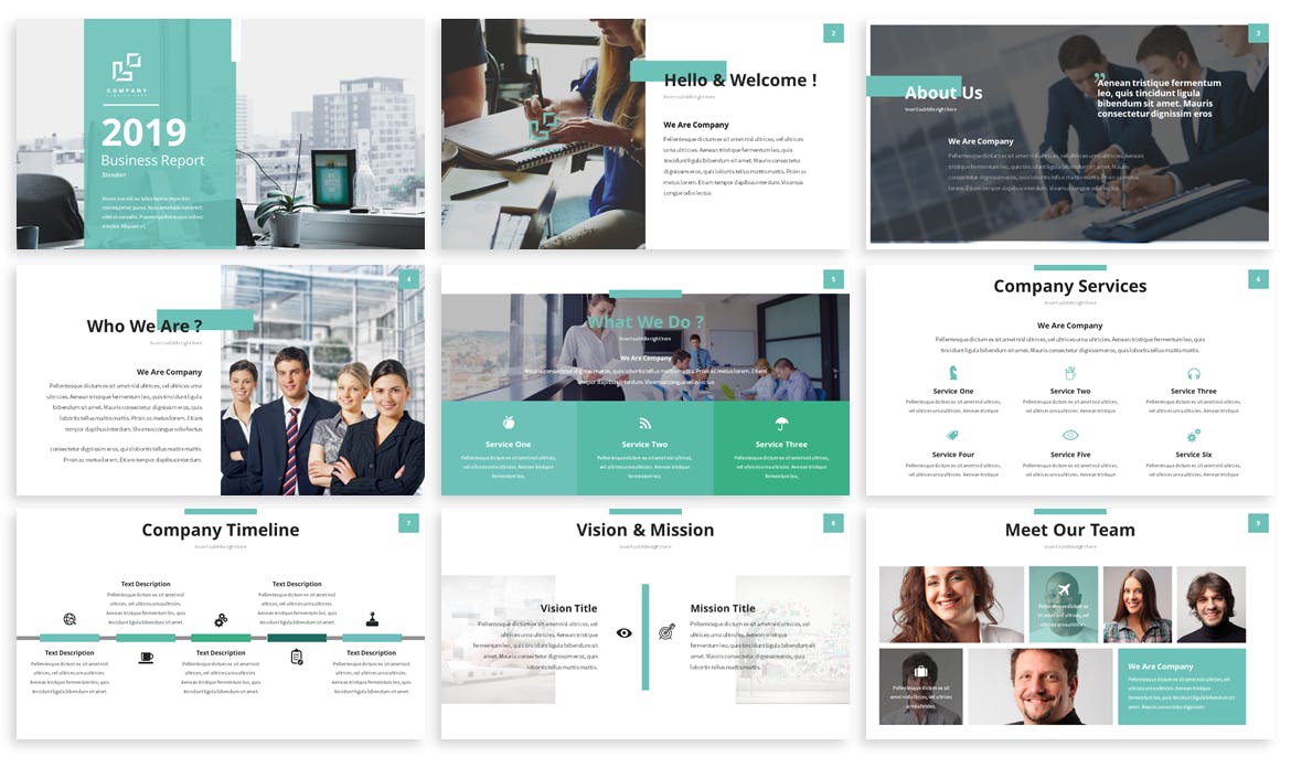精品公司商务风格PPT幻灯片模板 Stendarr – Business Powerpoint Template插图(1)