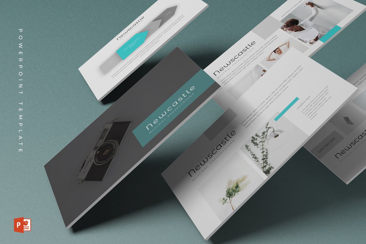 多用途企业/专业PPT幻灯片设计模板 Newcastle – Powerpoint Template插图