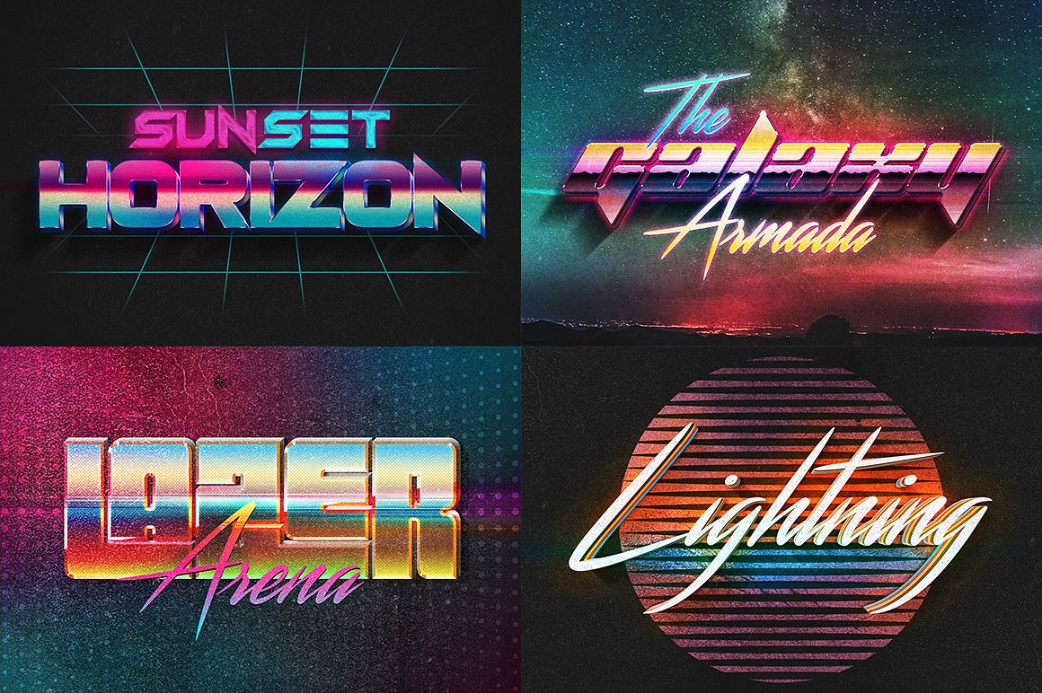 素材库下午茶：150款3D文字效果的PS图层样式 150 3D Text Effects for Photoshop–2.61 GB插图(63)