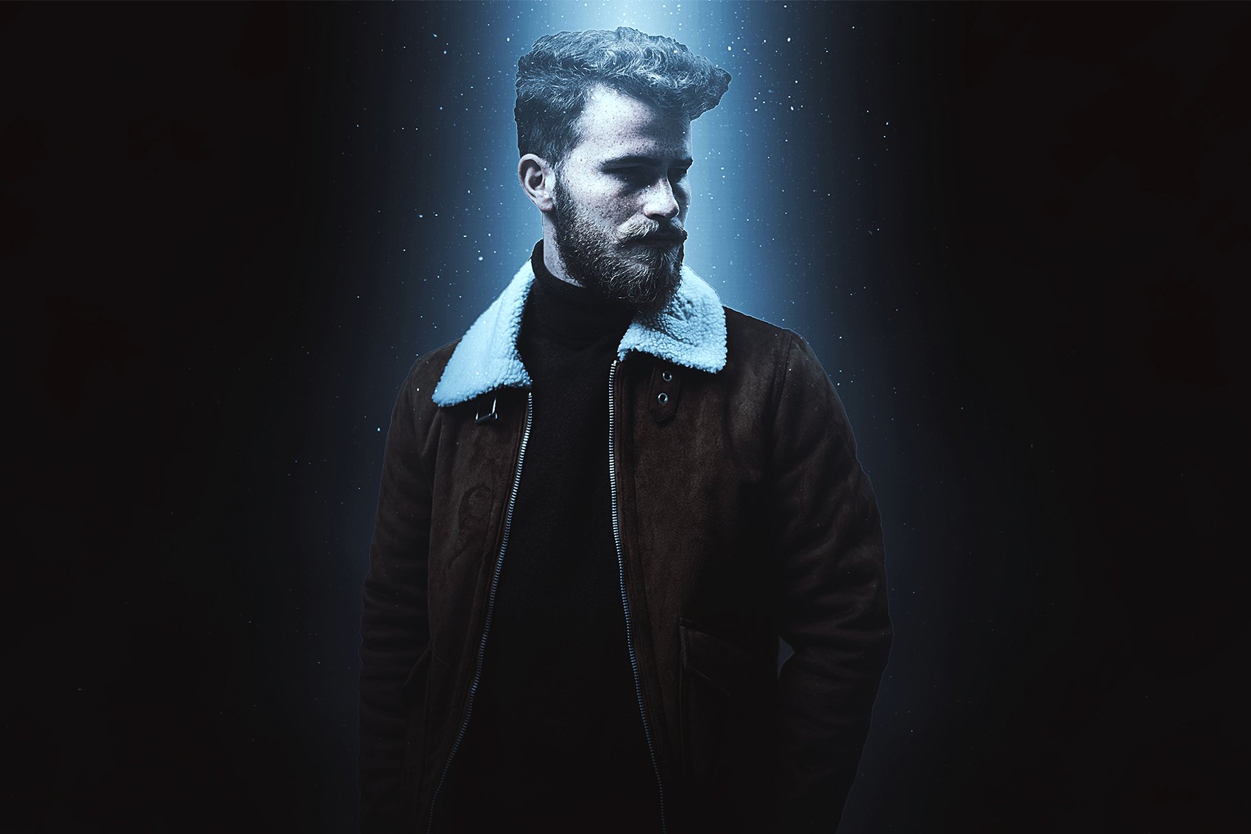 焦点灯光特效PS动作 Thriller Lights Photoshop Actions插图(2)