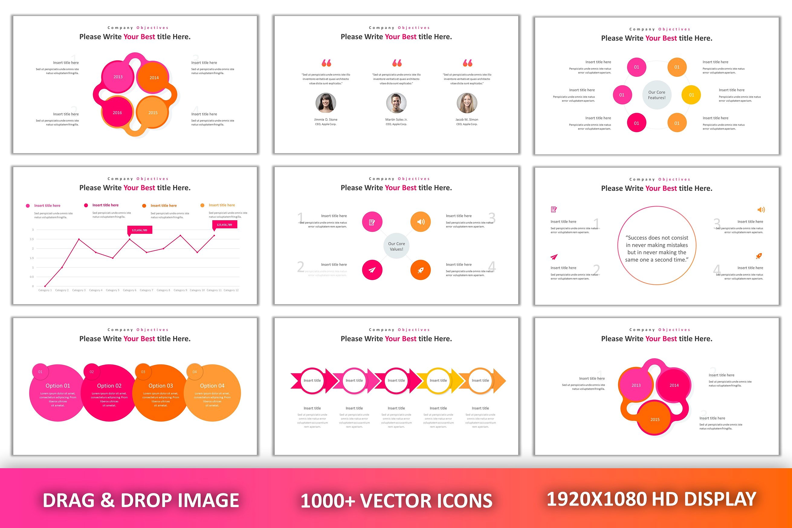 现代创意独特布局的PPT模板下载 Great Modern Creative Powerpoint [pptx]插图(9)