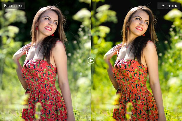 花园景色场景照片调色LR预设 Garden Mobile Lightroom Presets插图(1)