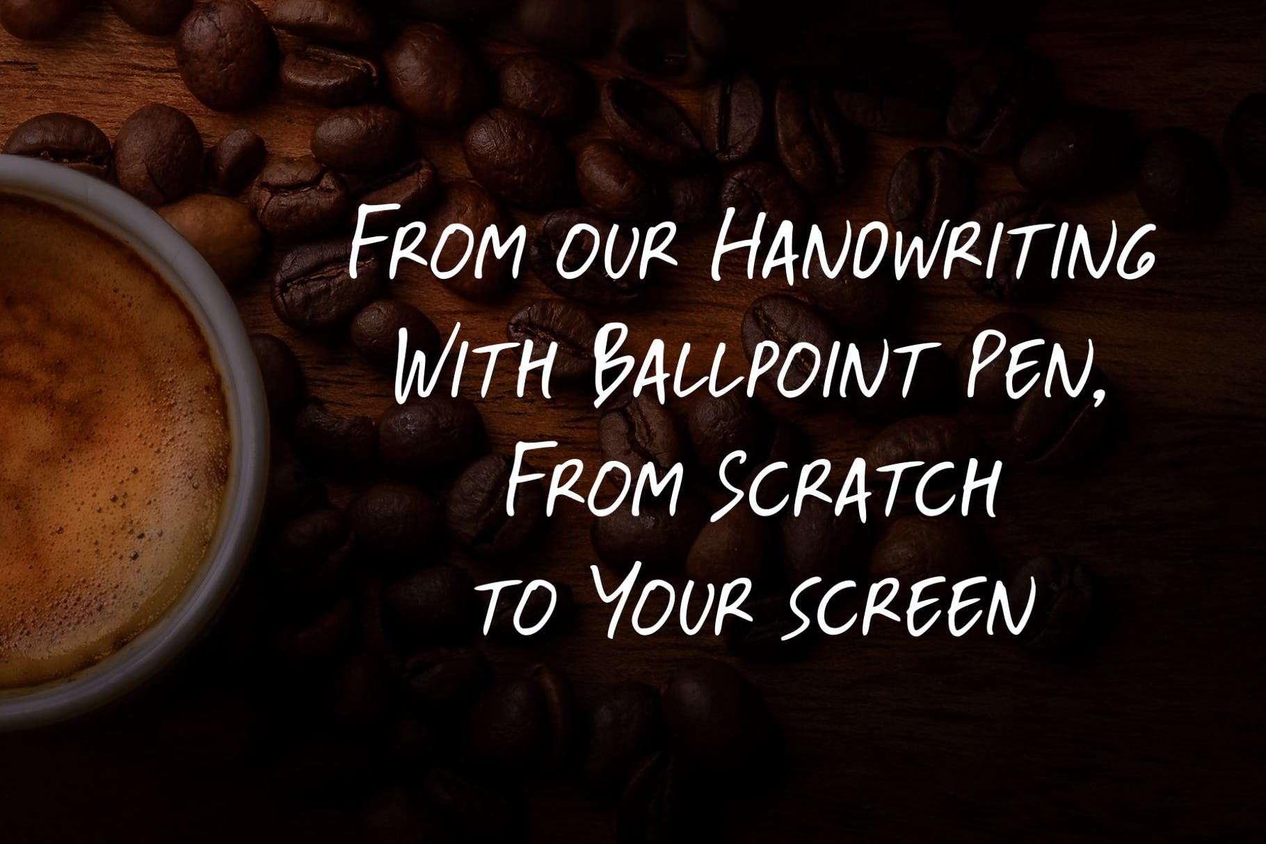 英文圆珠笔手写字体下载 TF-Ballpoint插图(1)