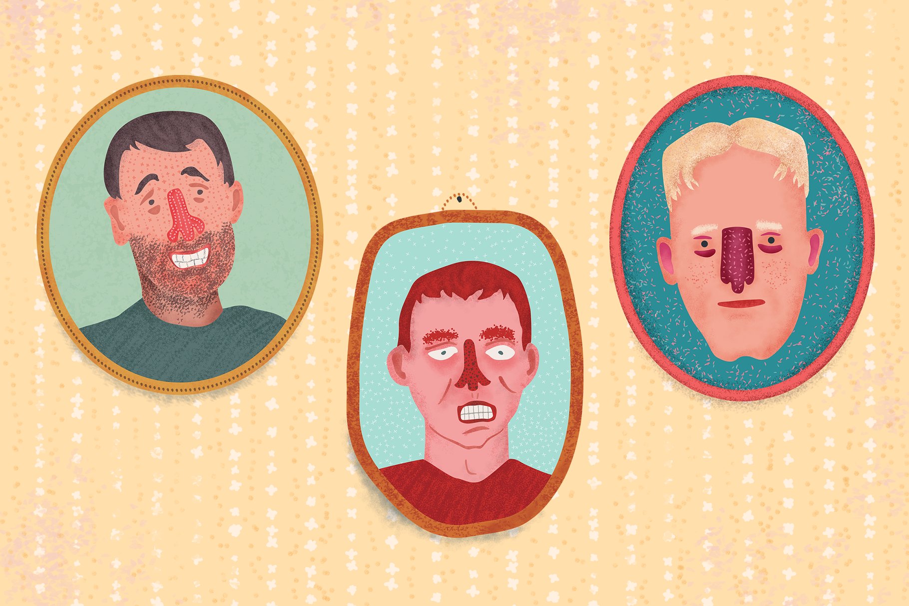 分散圆点和图案纹理AI笔刷 Scatter&Pattern Photoshop brushes插图(1)