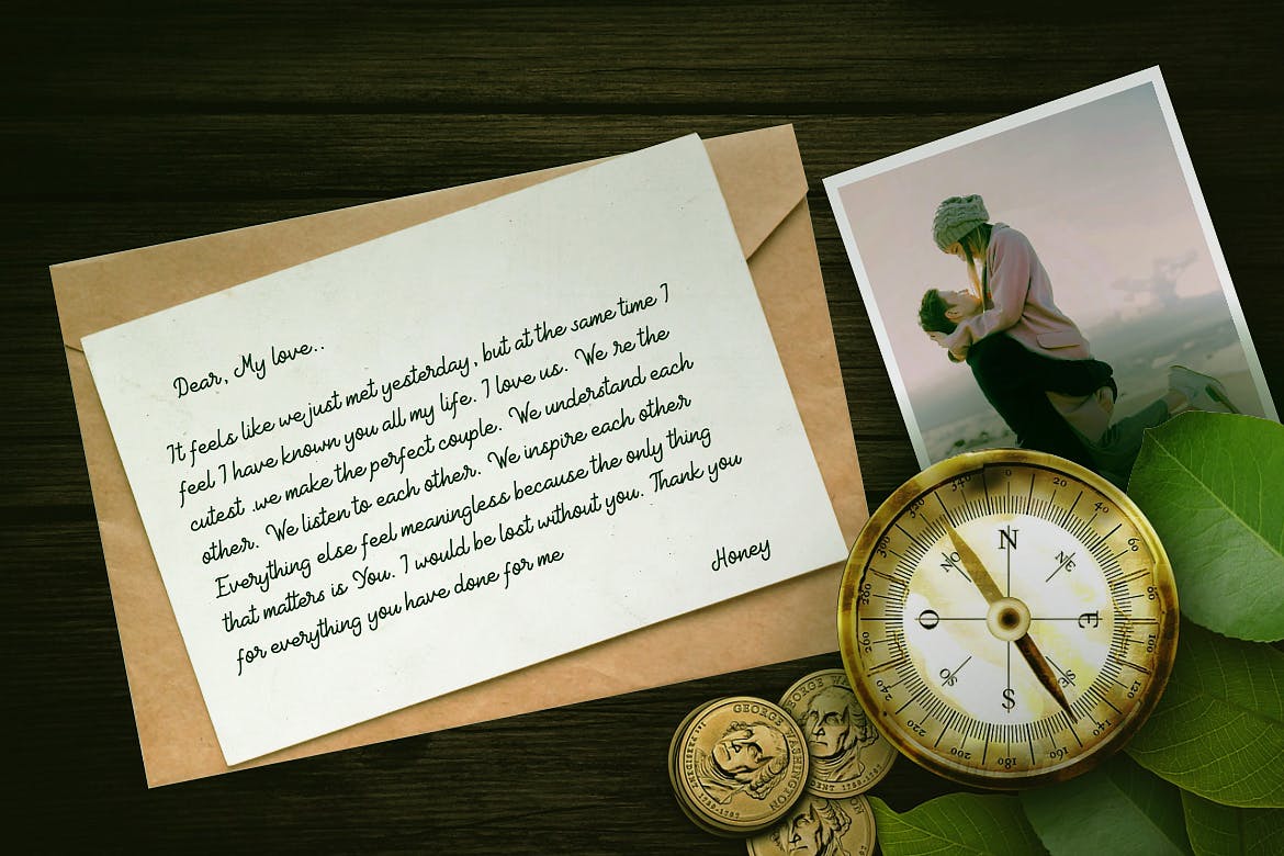 Monoline手写风格英文字体下载 Borneos – Monoline Handwriting插图(5)