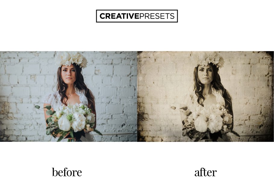 20种复古黑白老照片效果Lightroom预设 Wet Plate Lightroom Presets+Overlay插图(4)