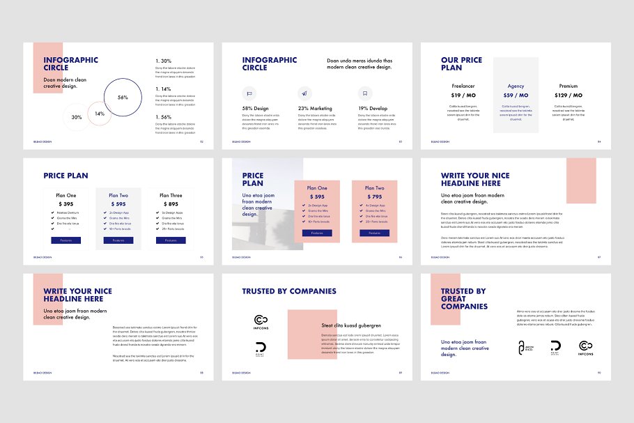 室内创意设计企业Keynote幻灯片模板 Bilbao – Keynote Template + Bonus插图(13)