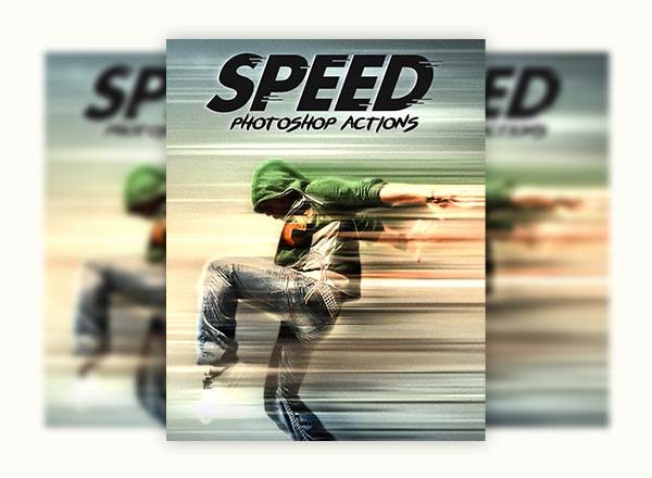 高速运动效果PS动作 Speed Photoshop Actions