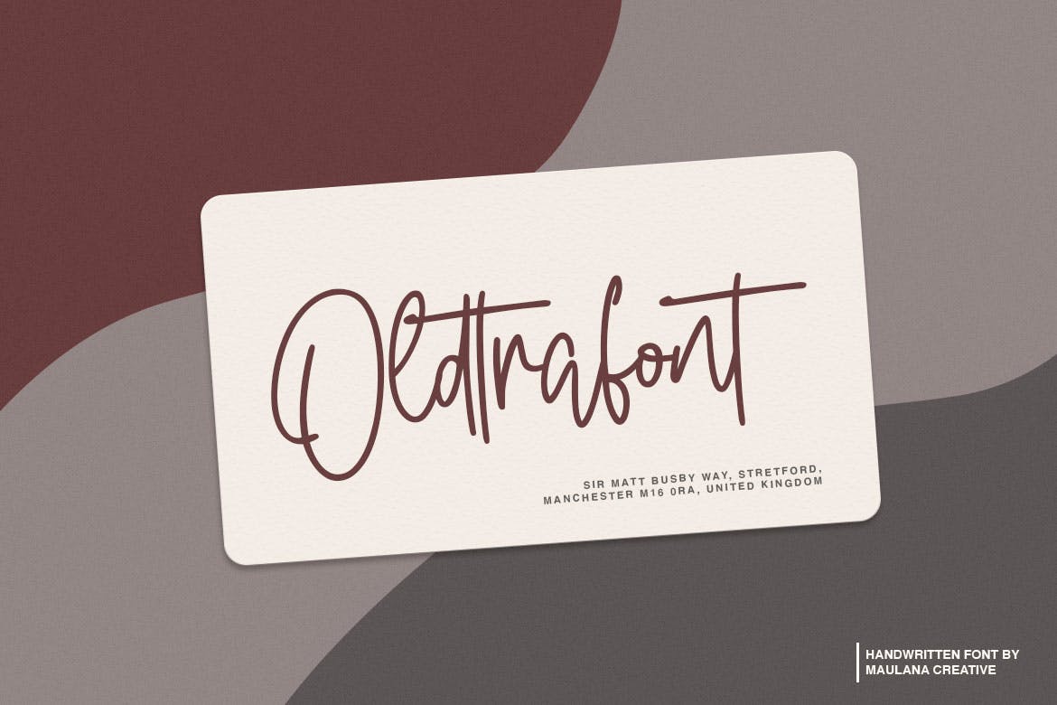 钢笔签名风格英文手写字体素材库精选 Oterdin – Handwritten Font插图(4)