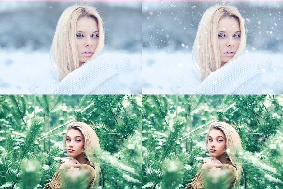 20款圣诞节、冬季雪花笔刷合集  20 Snowflake brushes插图(1)