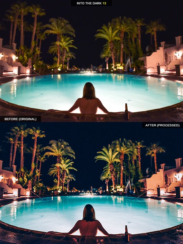 19个夜景摄影照片后期处理LR调色预设 19 Into The Dark Lightroom Presets插图(12)