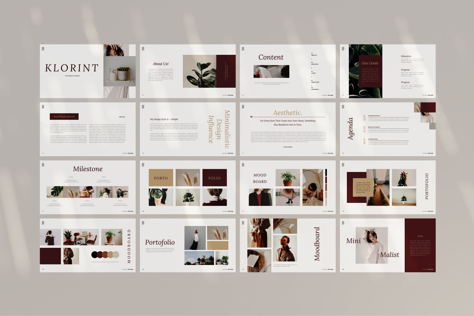 简约时尚风产品发布/项目融资谷歌幻灯片设计模板 Klorint Google Slides插图(4)