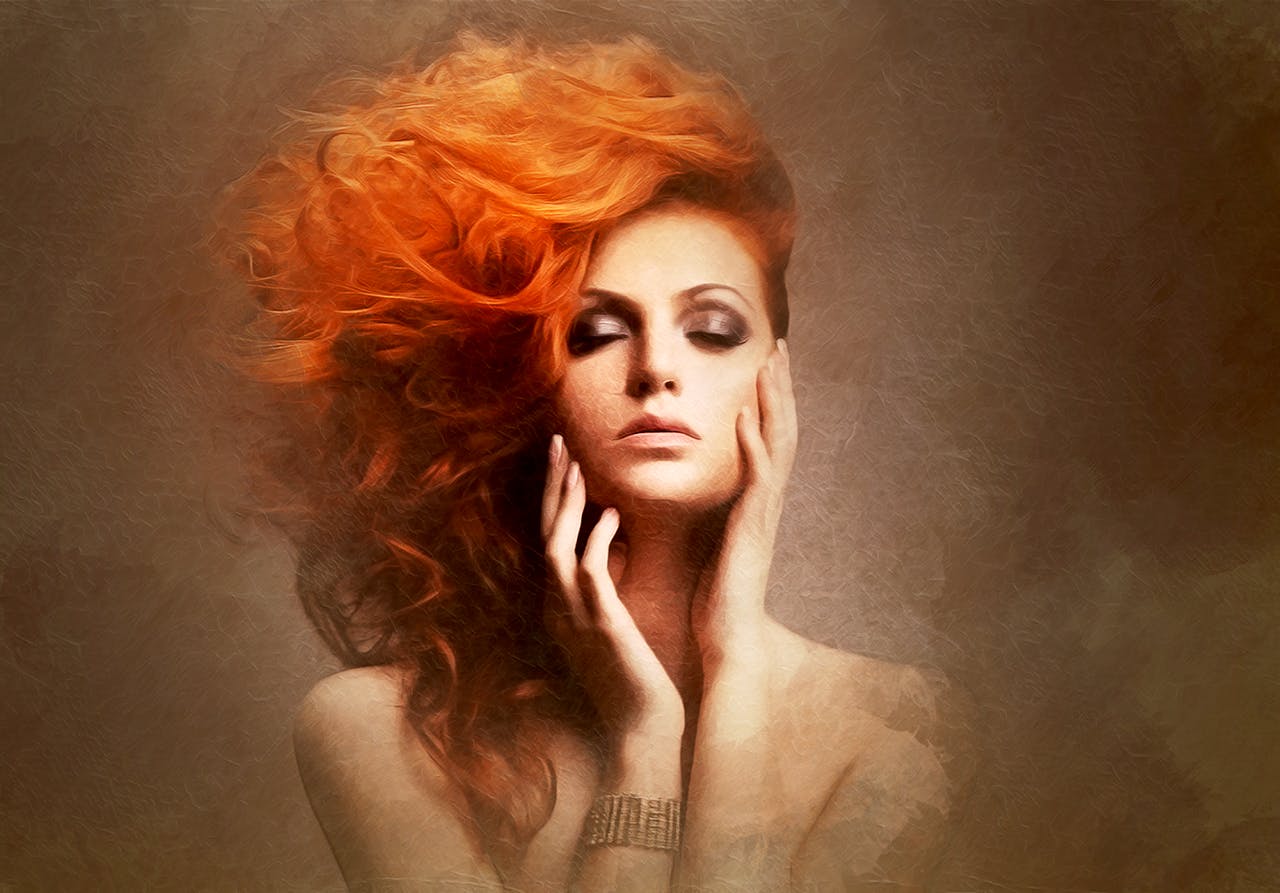 唯美油画作品风格一键生成PS动作 Renaissance CS3+ Photoshop Action插图(3)