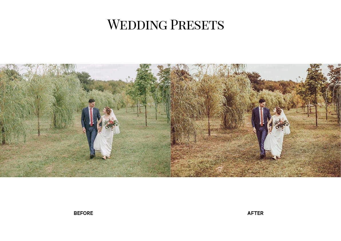 乡村婚纱婚礼照片调色Lightroom预设 The Rustic Wedding Lightroom Preset Collection插图(8)