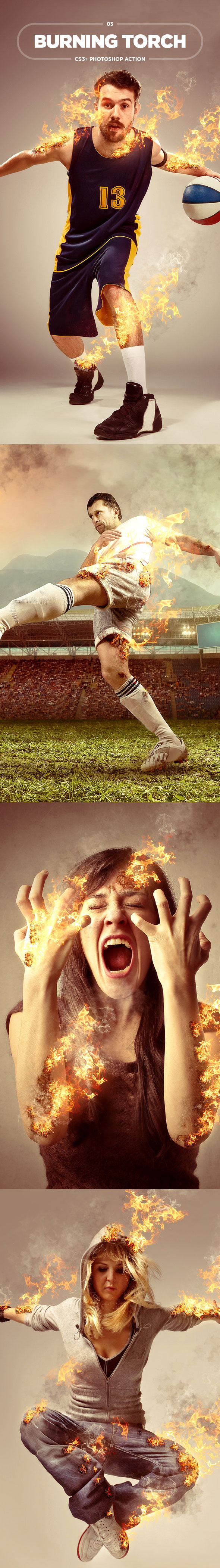 4套梦幻魔法特效的PS动作合辑 4 in 1 Stunning Bundle vol.2 [atn]插图(2)