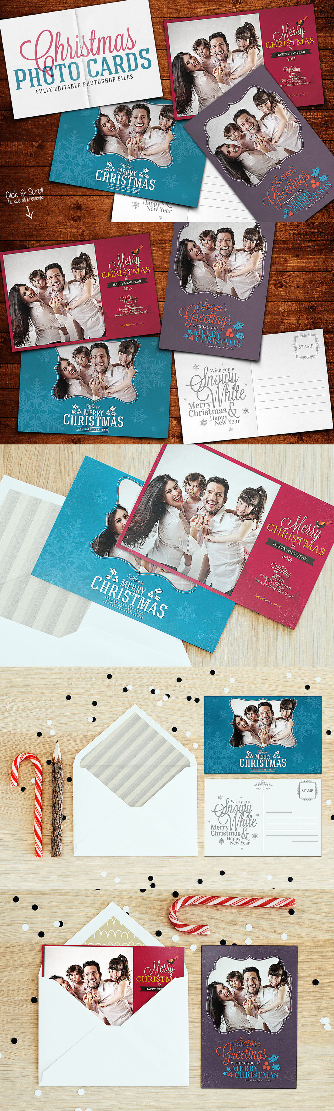 圣诞特典:400+圣诞主题设计素材包 Christmas Bundle 2016(2.35GB, AI, EPS, PSD 格式)插图(14)