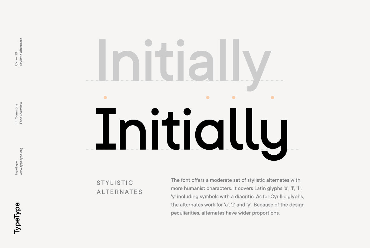 时尚优美的一款无衬线字族 TT Commons Font Family插图(7)