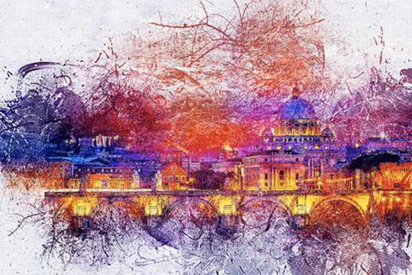 闪光斜线纹理PS动作 Glitter Lines V2 Photoshop Action