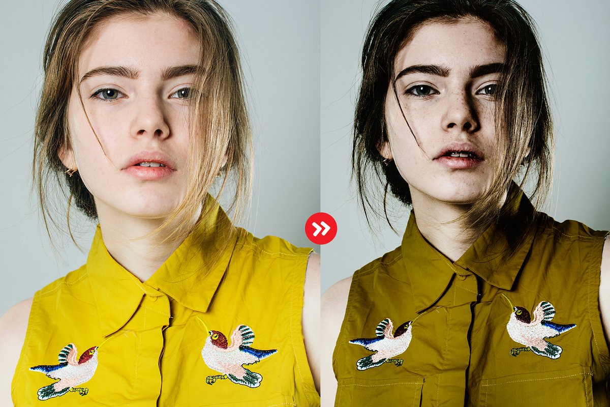 深色皮肤色调专业摄影Photoshop动作下载 Dark Skin Tone – PS Action插图(1)