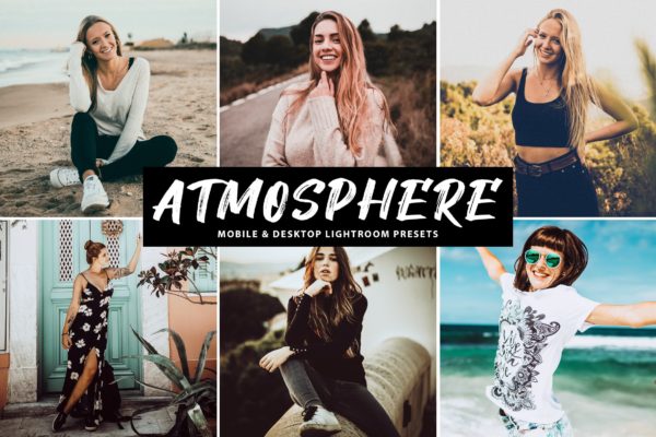 人物摄影肤色增强LR调色预设下载 Atmosphere Mobile &amp; Desktop Lightroom Presets