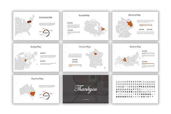 独特风格和布局商务风ppt模板下载[ppt,pptx]插图(8)