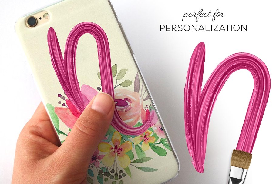 华丽的手写图形字体&PS字体笔刷 Fat & Fabulous: Graphic Brush Script插图(7)