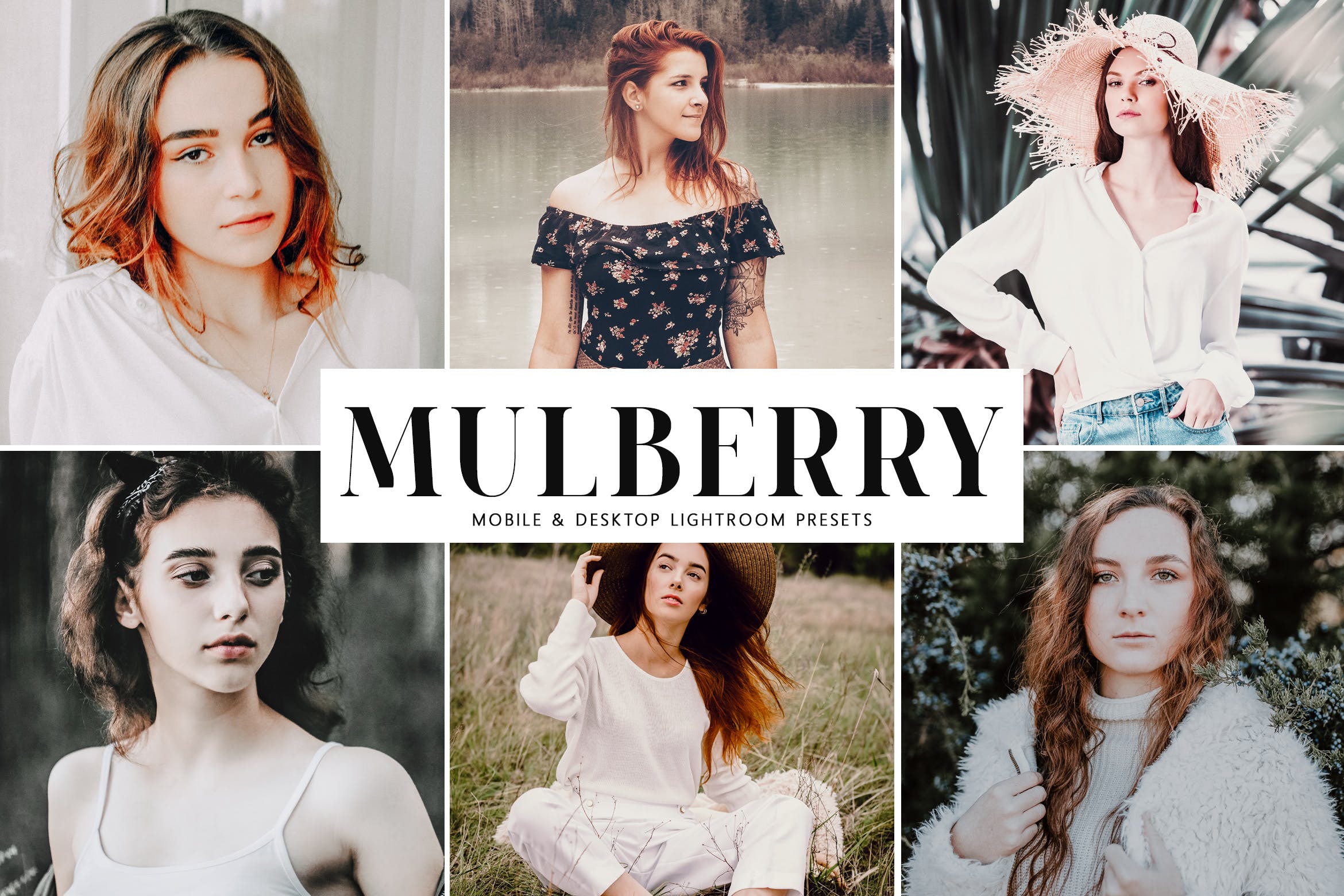 肖像摄影暖色系调色滤镜素材库精选LR预设套件 Mulberry Mobile & Desktop Lightroom Presets插图