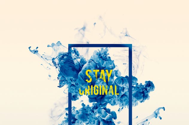 多彩墨水流动动画效果PS动作 Ink Flow Animation Photoshop Action插图(4)