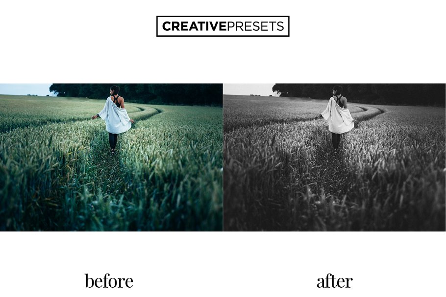 黑白胶片效果调色LR预设 Rich B&W Lightroom Presets插图(3)