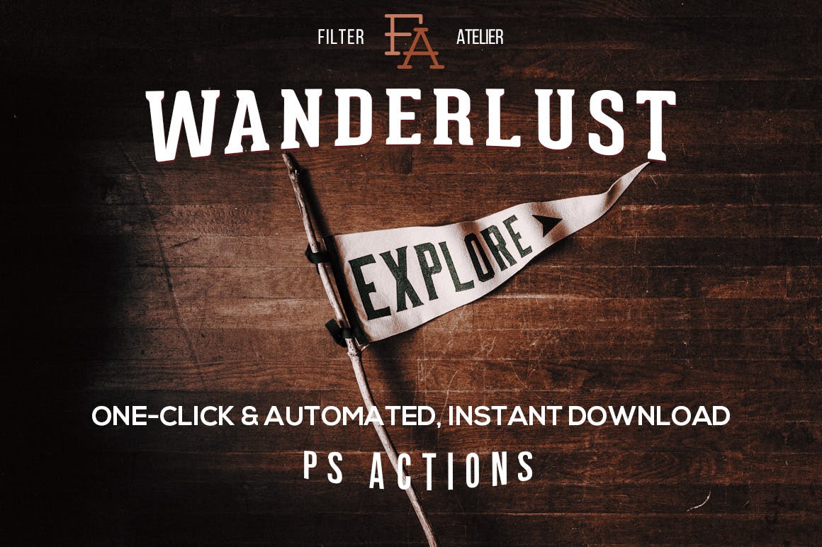 质感电影风格色调照片后期处理PS动作 Wanderlust Photoshop Action插图(8)