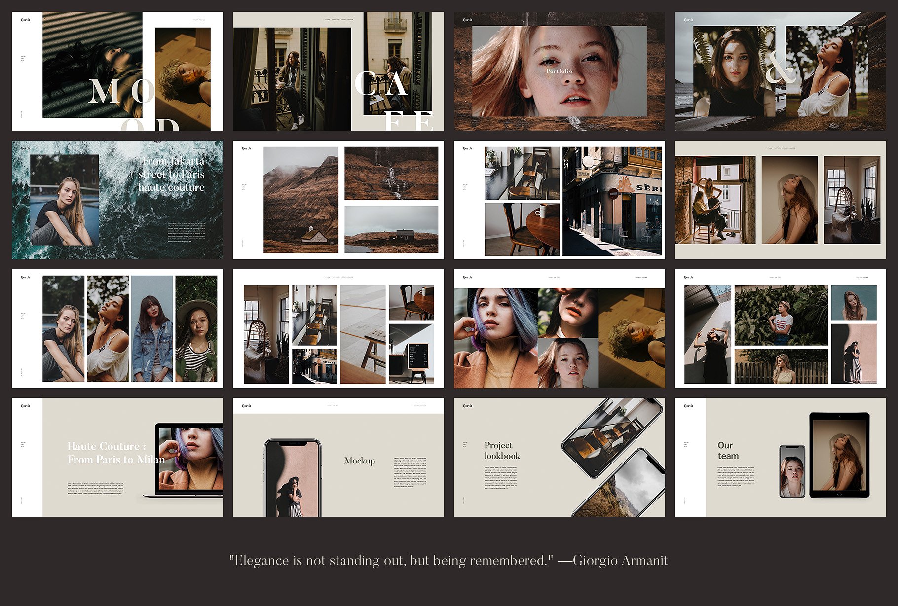 斯堪的纳维亚主题风格PPT幻灯片模板 FJORDA – Powerpoint Template插图(7)