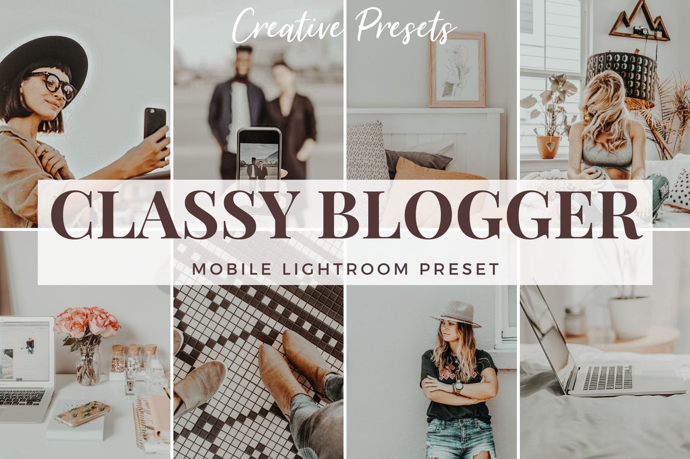 永恒经典照片风格调色滤镜素材库精选LR预设 Classy Blogger – Mobile Lightroom Preset插图