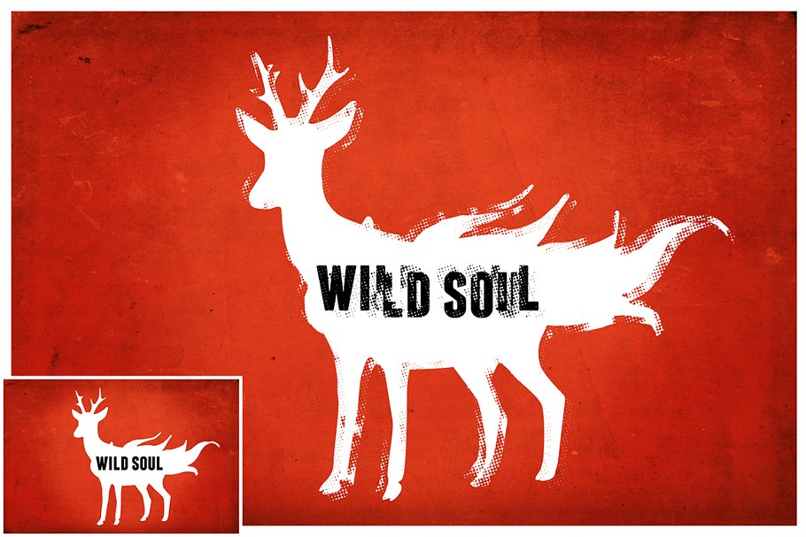 复古印刷做旧效果图层样式 Text Destroyer Vol. 02插图(3)