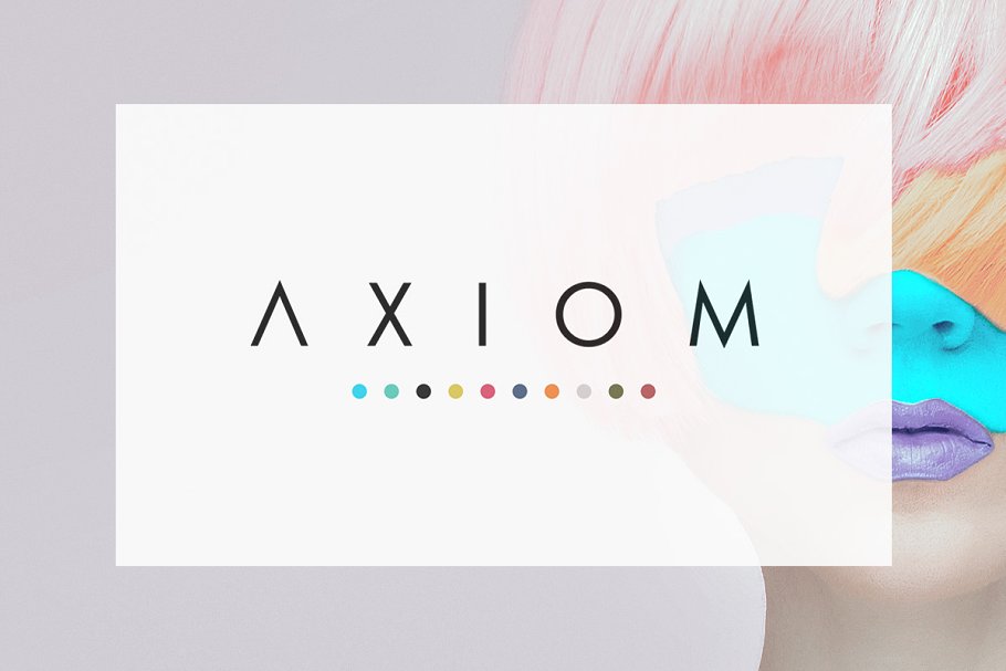 超简约 PPT 幻灯片模板 Axiom – Simple Presentation插图