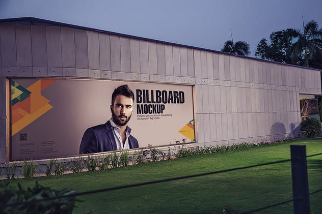 巨型户外广告牌样机模板 Outdoor Advertising Mockups插图(3)