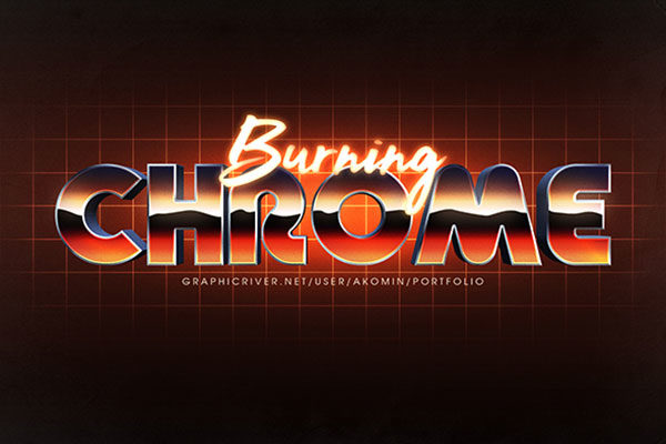 怀旧复古风格文本效果的图层样式合辑 80’s Text Effects Vol.1 [psd]