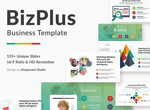 156页独特极简主义的多用途谷歌幻灯片模板下载[pptx]