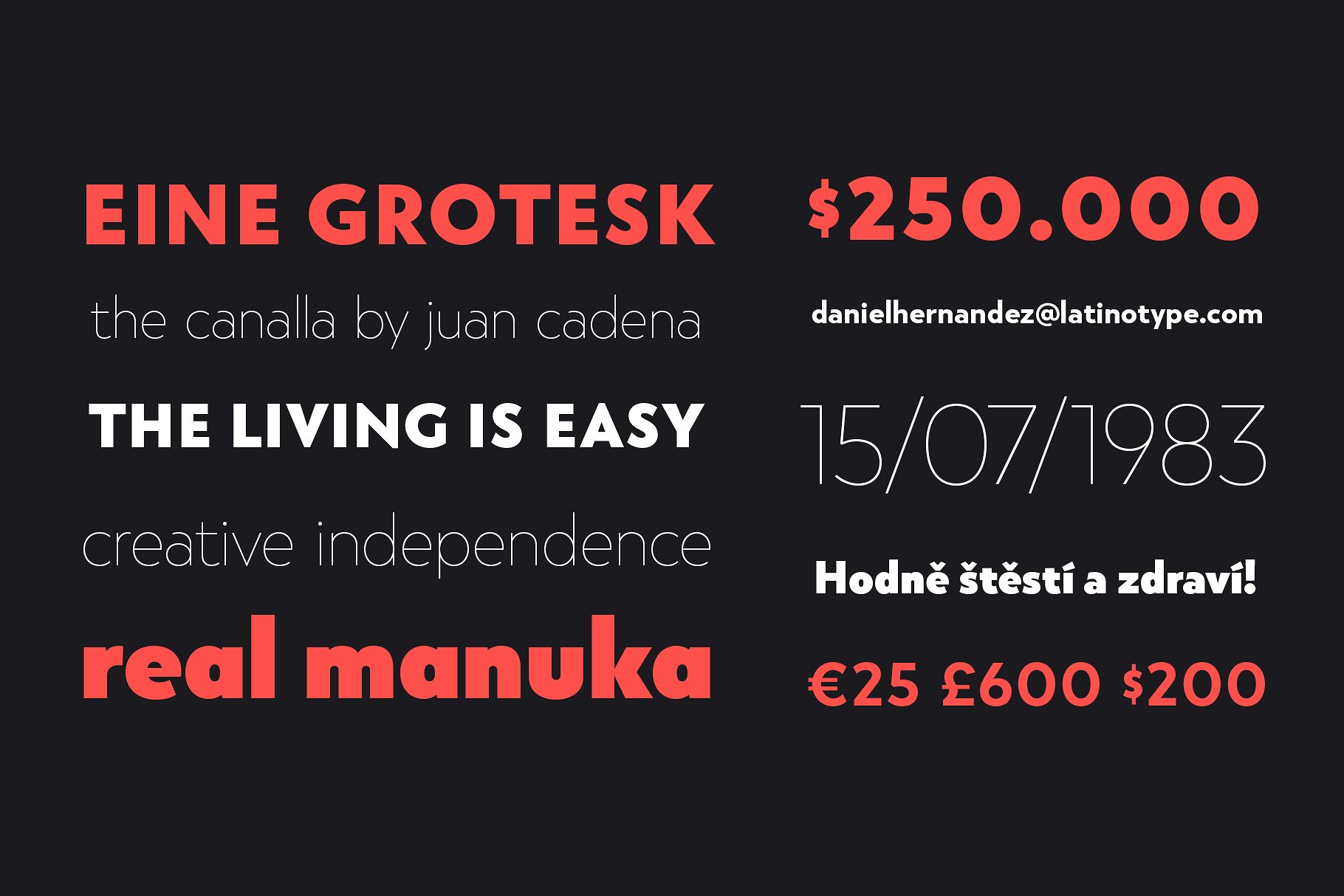 经典无衬线几何英文字体 Atlan插图(8)