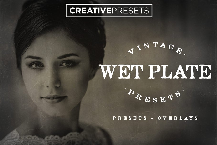 20种复古黑白老照片效果Lightroom预设 Wet Plate Lightroom Presets+Overlay插图(7)