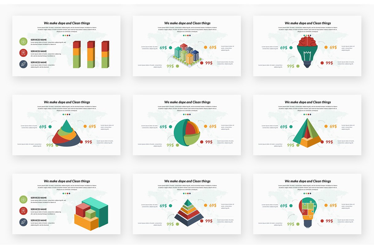156页独特极简主义的多用途谷歌幻灯片模板下载[pptx]插图(7)