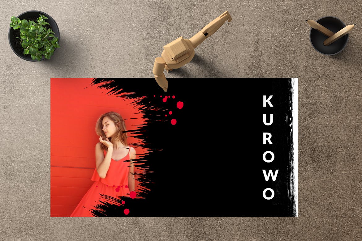 服装行业适用的谷歌幻灯片模板 KUROWO Google Slides插图(1)