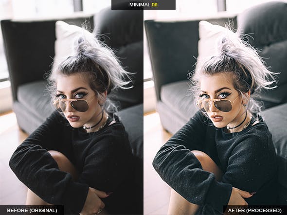 20款时尚专业的简约风格照片调色处理LR预设 20 Pro Clean & Minimal Lightroom Presets插图(6)